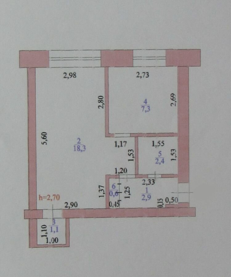 квартира г Оренбург р-н Ленинский ул Ленинская 56а фото 2