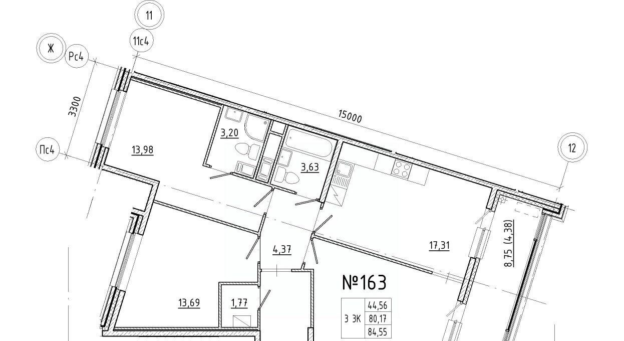 квартира г Санкт-Петербург метро Площадь Александра Невского ул Новгородская 8 фото 1