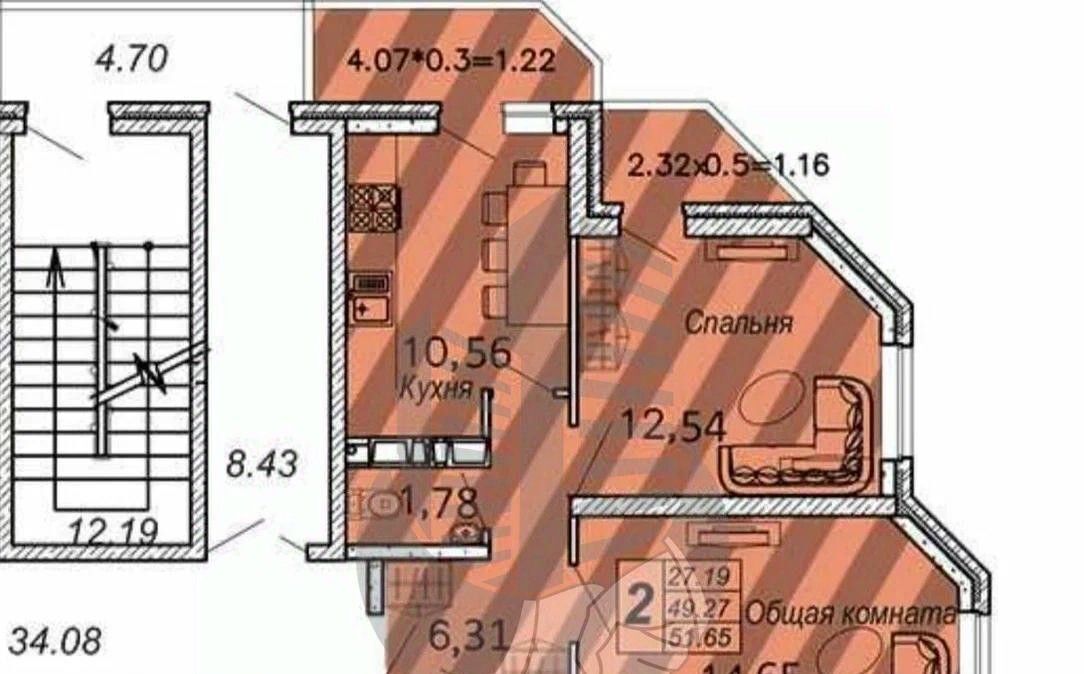 квартира г Краснодар р-н Карасунский ул Таманская 153к/3 фото 7