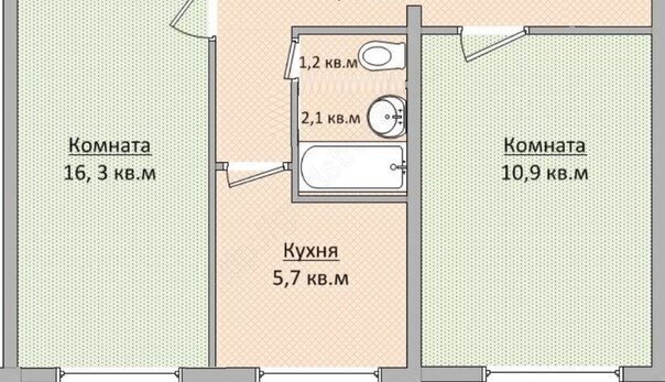 квартира г Жуковский ул Гагарина 34 Ильинская фото 11