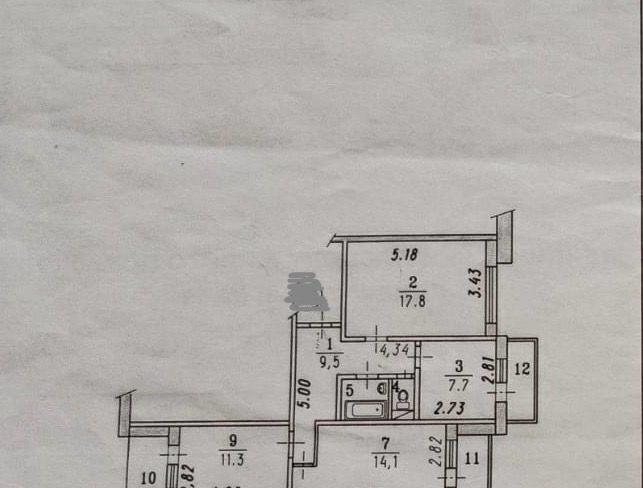 квартира г Омск р-н Центральный ул Омская 77к/3 фото 30