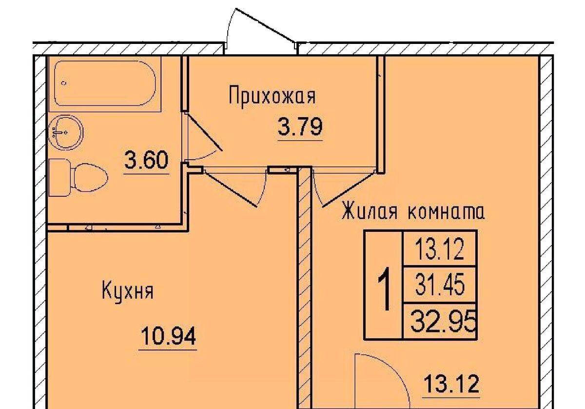 квартира г Краснодар р-н Карасунский ул им. Владимира Жириновского фото 1