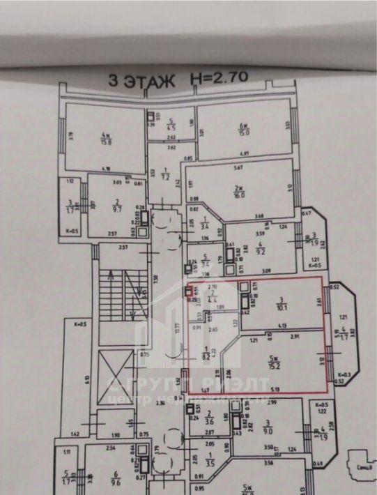 квартира г Калининград р-н Московский ул Тихорецкая 22 фото 20