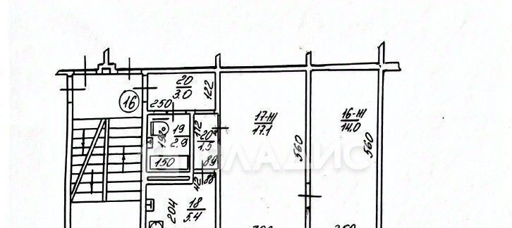 квартира г Калининград р-н Ленинградский ул 1812 года 79 фото 19