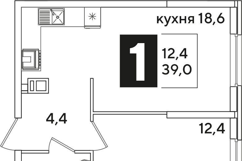 квартира г Краснодар р-н Прикубанский ЖК Самолёт-6 фото 1