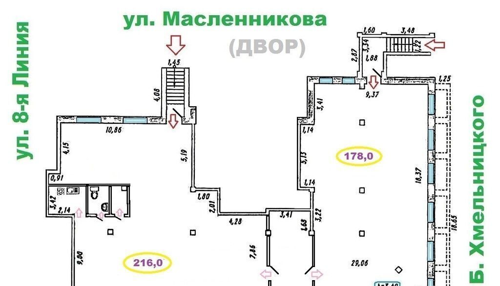 торговое помещение г Омск р-н Октябрьский ул Маяковского 97 фото 34