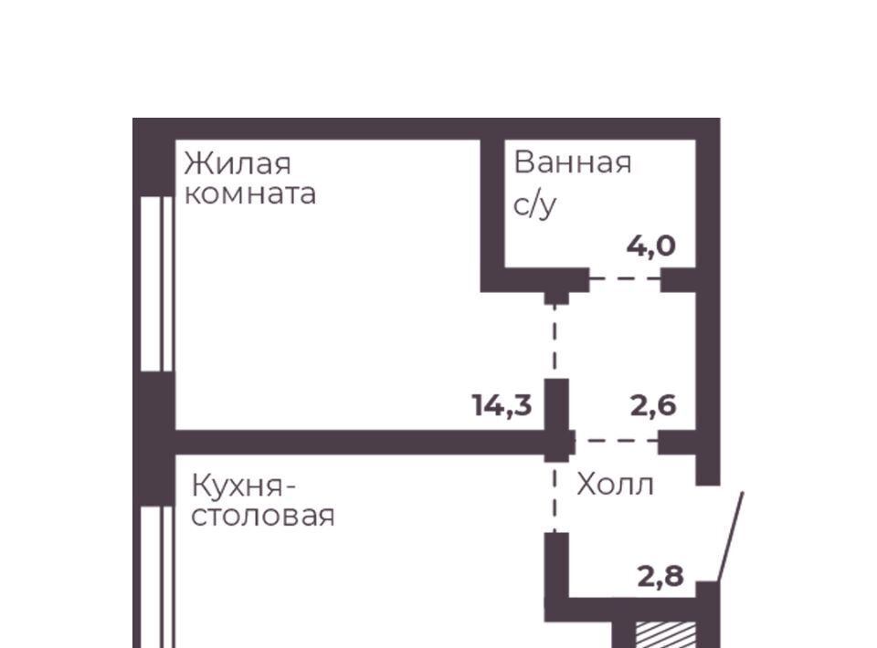 квартира г Челябинск р-н Тракторозаводский пр-кт Ленина 4д фото 2