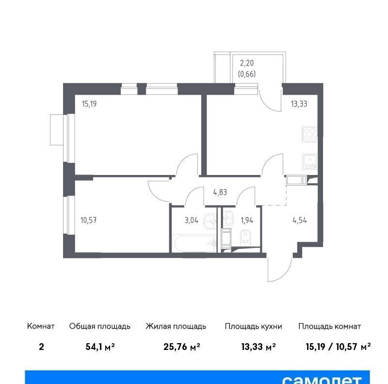 квартира г Химки ЖК Пятницкие Луга к 2/1, Красногорск, деревня Юрлово фото 1