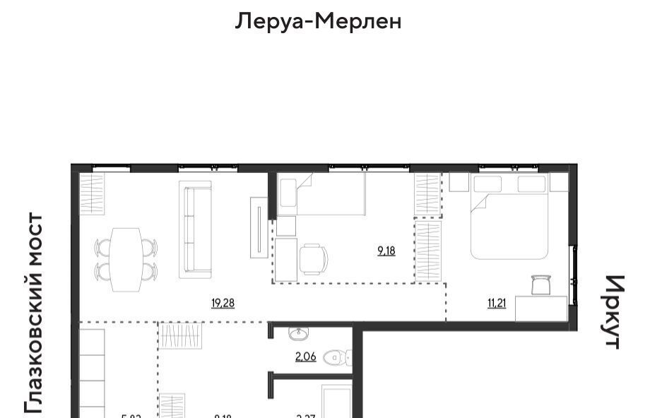 квартира г Иркутск р-н Свердловский ул Набережная Иркута 25 Затон кв-л фото 1