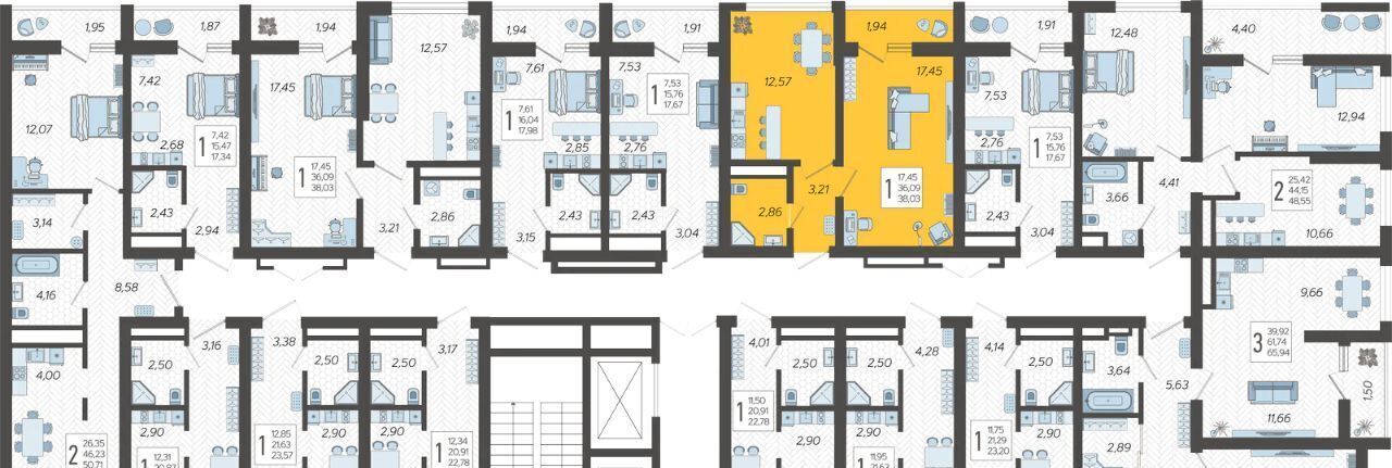 квартира г Сочи р-н Хостинский микрорайон Бытха ул Ясногорская 16/2к 2 фото 2