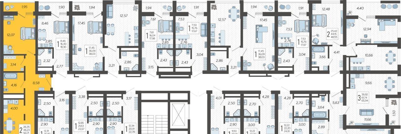 квартира г Сочи р-н Хостинский микрорайон Бытха ул Ясногорская 16/2к 2 фото 2