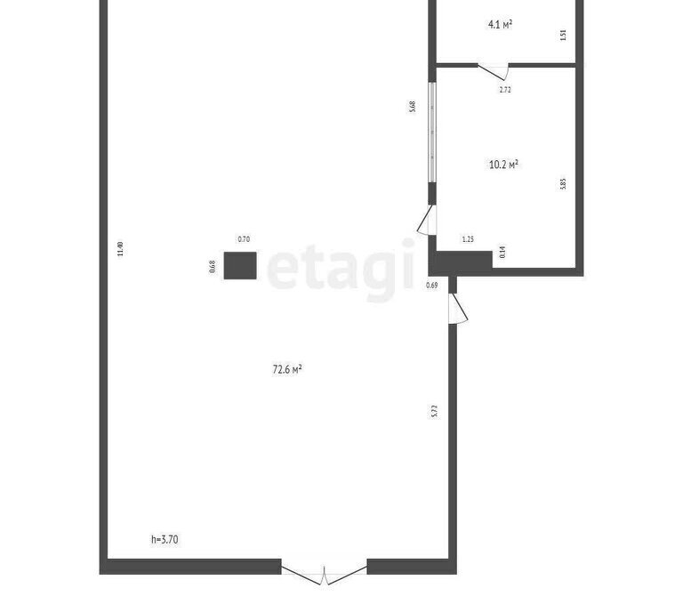 торговое помещение г Красноярск р-н Кировский ул Семафорная 289 фото 10