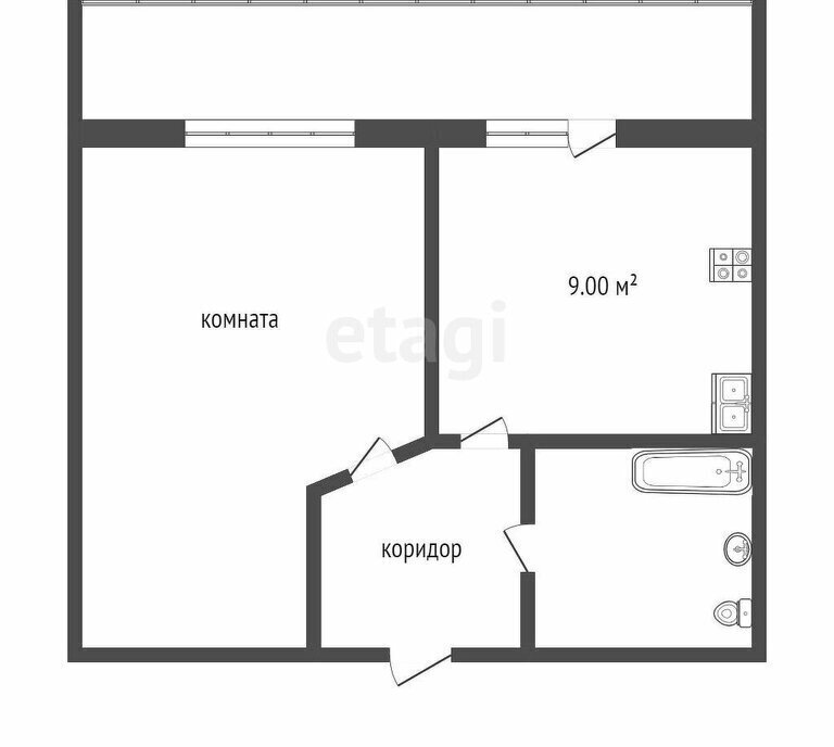 квартира г Сыктывкар ул Тентюковская 306 ЖК «Атлантида» фото 8