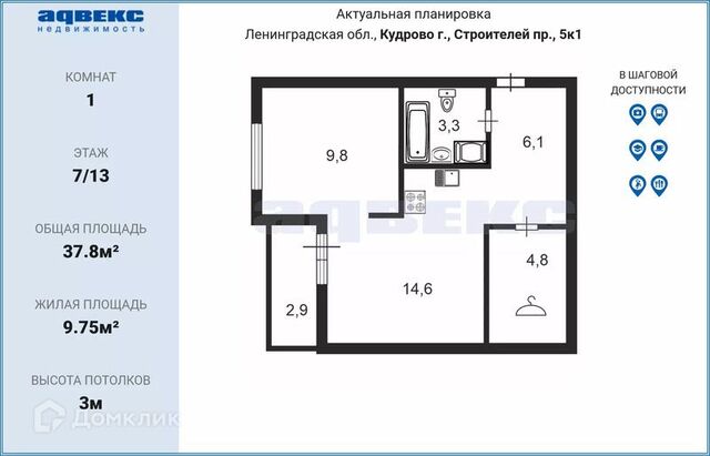 Северное Кудрово пр-кт Строителей 5/1 Заневское городское поселение фото