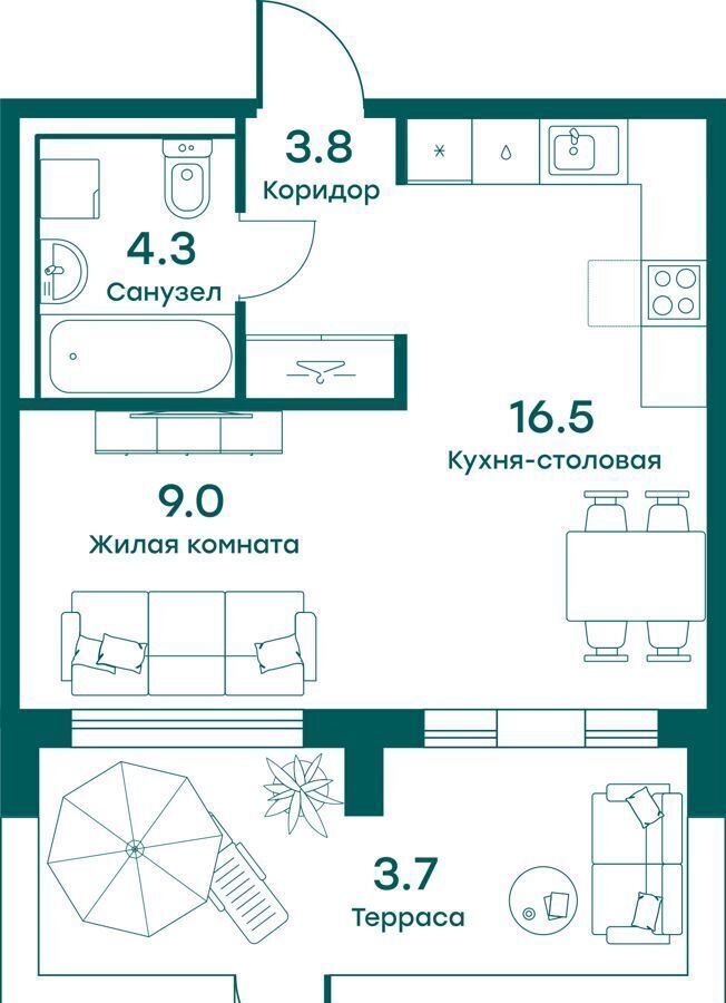 квартира городской округ Одинцовский с Перхушково ЖК «Равновесие» с/п Жаворонковское, корп. 1, Лесной Городок фото 1