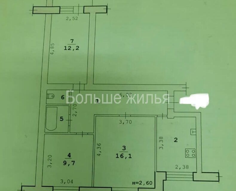 квартира г Волгоград р-н Дзержинский ул Краснополянская 44а городской округ Волгоград фото 10