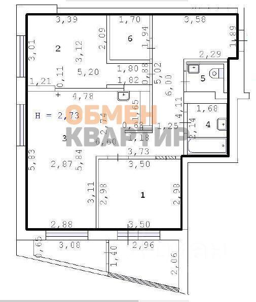 квартира г Екатеринбург р-н Ленинский ул Волгоградская 18а фото 48