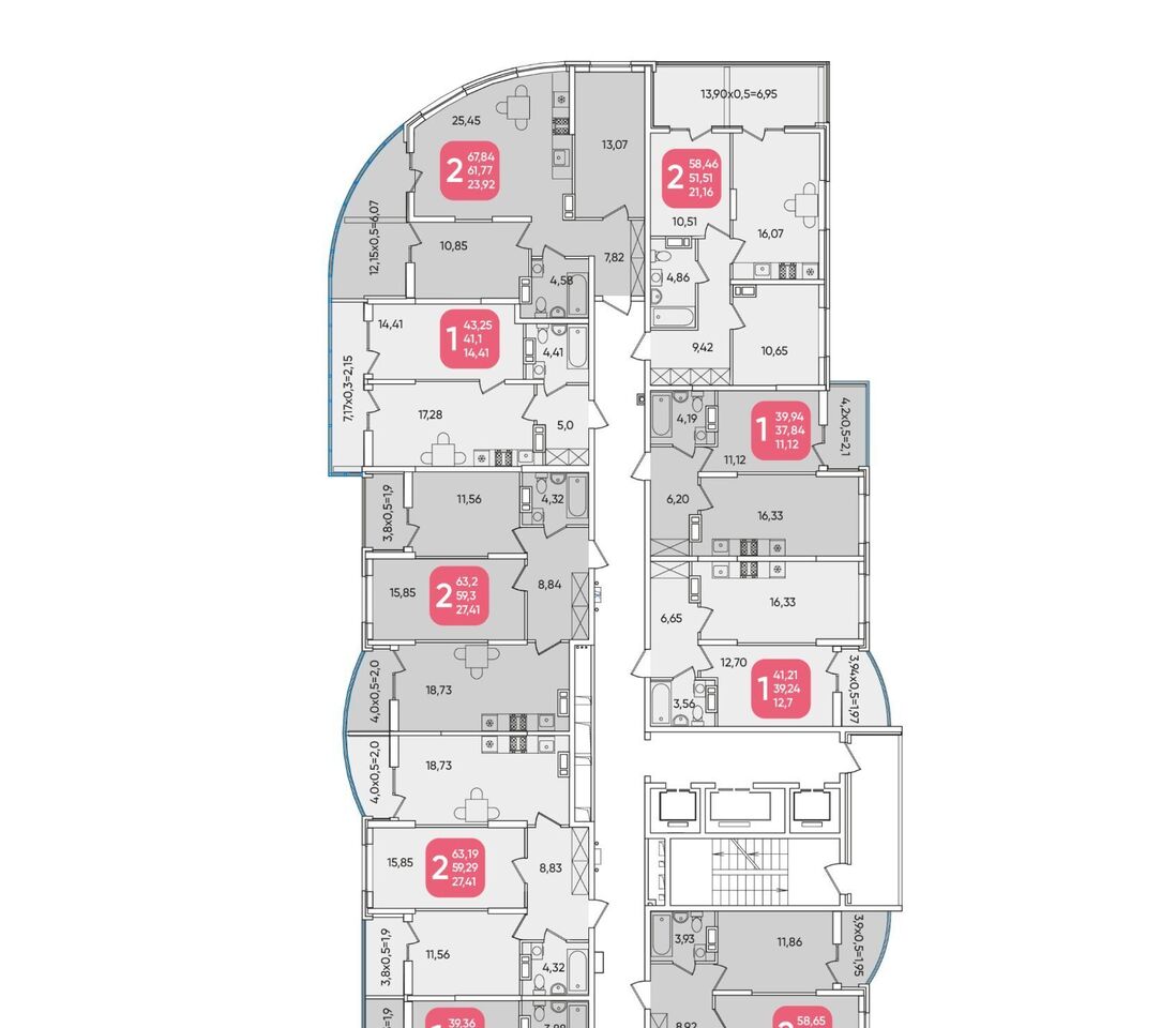 квартира г Краснодар р-н Прикубанский мкр Любимово 10 фото 2