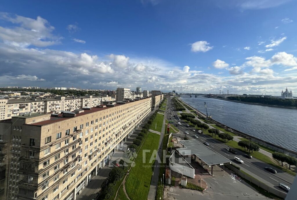 квартира г Санкт-Петербург метро Площадь Ленина наб Свердловская 58 округ Большая Охта фото 20