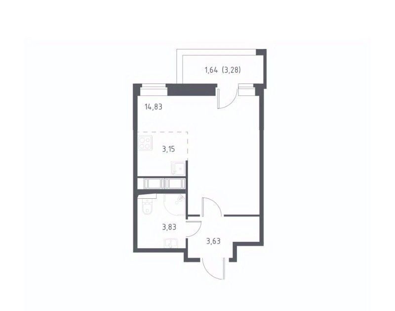 квартира г Санкт-Петербург п Песочный ЖК «Курортный Квартал» 582 метро Парнас фото 1