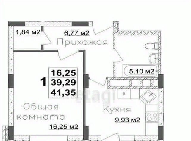 квартира г Калуга р-н Октябрьский ул Московская 311к/6 фото 12