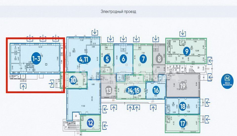 торговое помещение г Москва проезд Электродный 16 Шоссе Энтузиастов фото 10