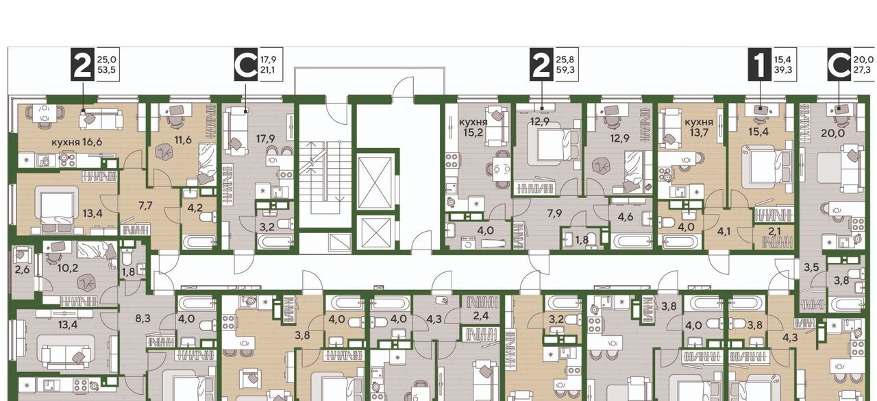 квартира г Краснодар р-н Прикубанский ул им. Анны Ахматовой фото 2