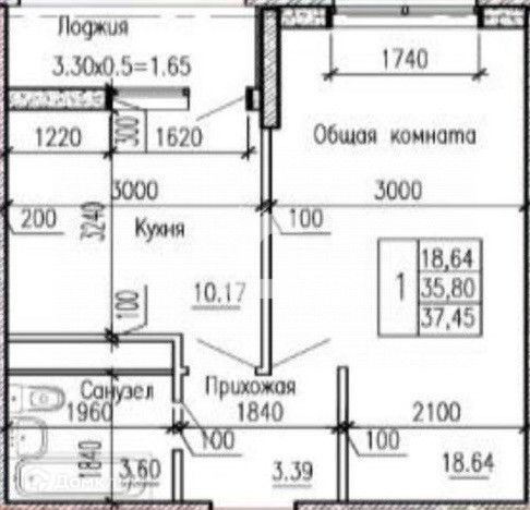 квартира г Краснодар р-н Прикубанский ул Заполярная 39к/8 муниципальное образование Краснодар фото 8