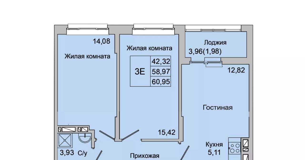 квартира г Батайск ул Булгакова 11 фото 1