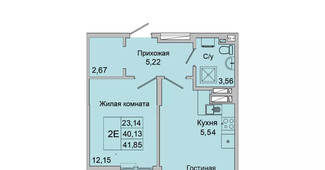 квартира г Батайск ул Булгакова 11 фото 2