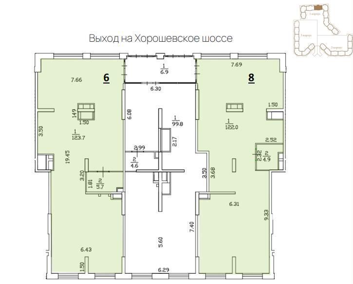 свободного назначения г Москва метро Полежаевская ш Хорошёвское 25ак/1 фото 12