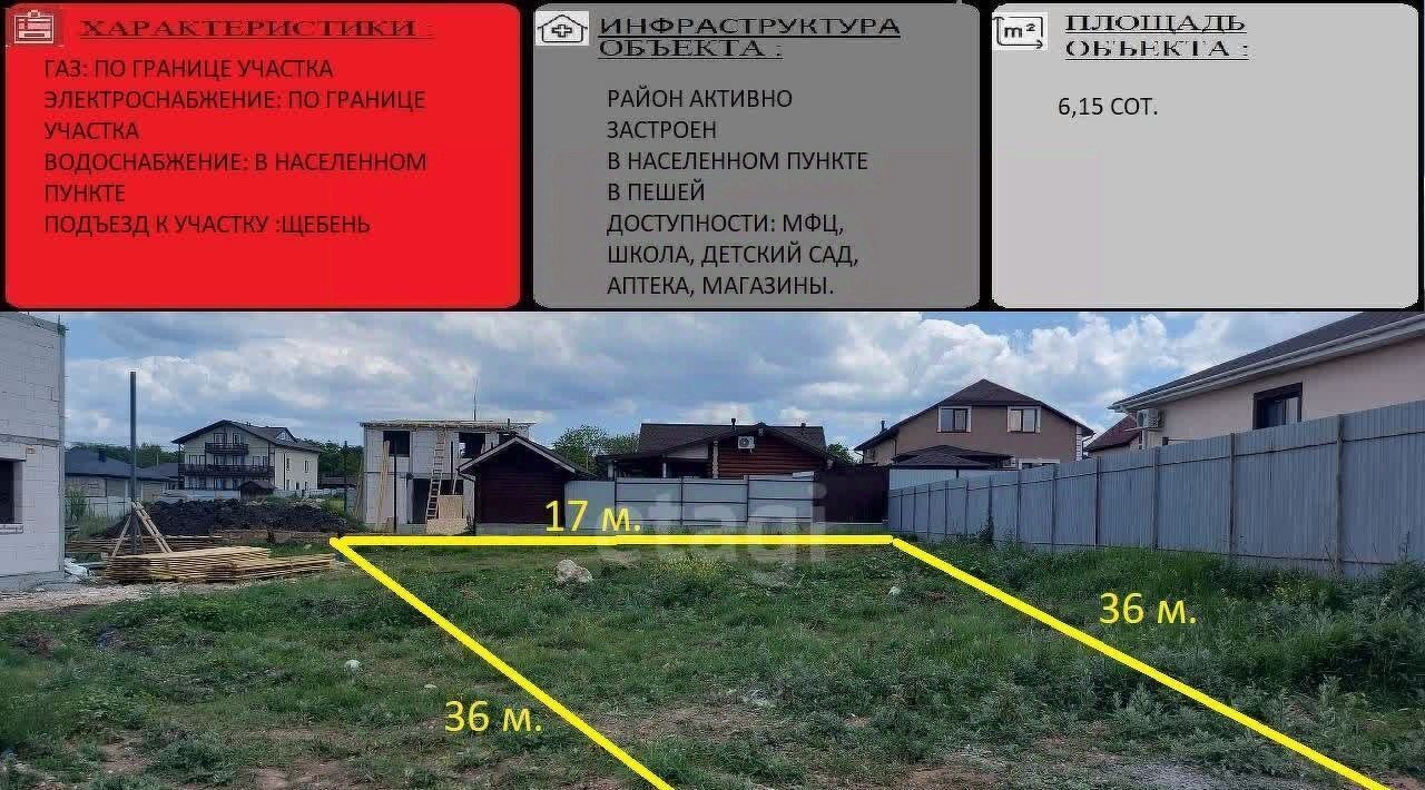 земля р-н Симферопольский с Мирное ул Ромашковая 7 фото 1