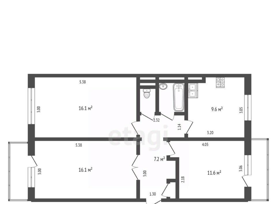 квартира г Подольск п Сосновый Бор 72, Коломна городской округ, д. Негомож фото 15