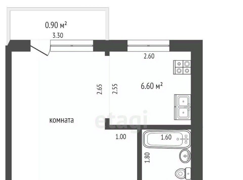 квартира г Калининград р-н Ленинградский ул Театральная 23 фото 39