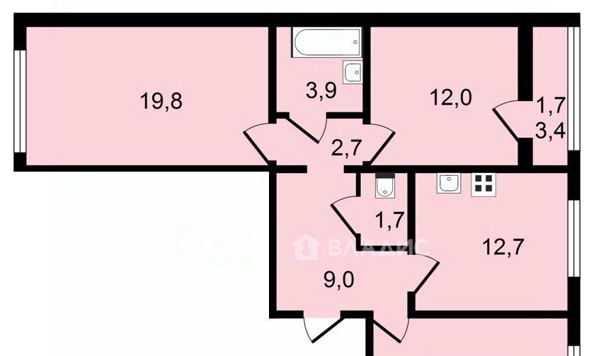 квартира г Воронеж р-н Центральный ул Шишкова 140б/6 фото 1