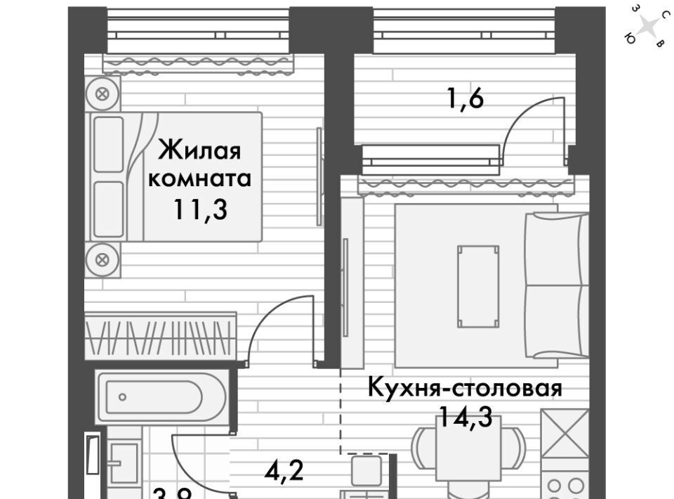 квартира г Владивосток р-н Ленинский ул Крылова 10 ЖК «Философия» фото 1