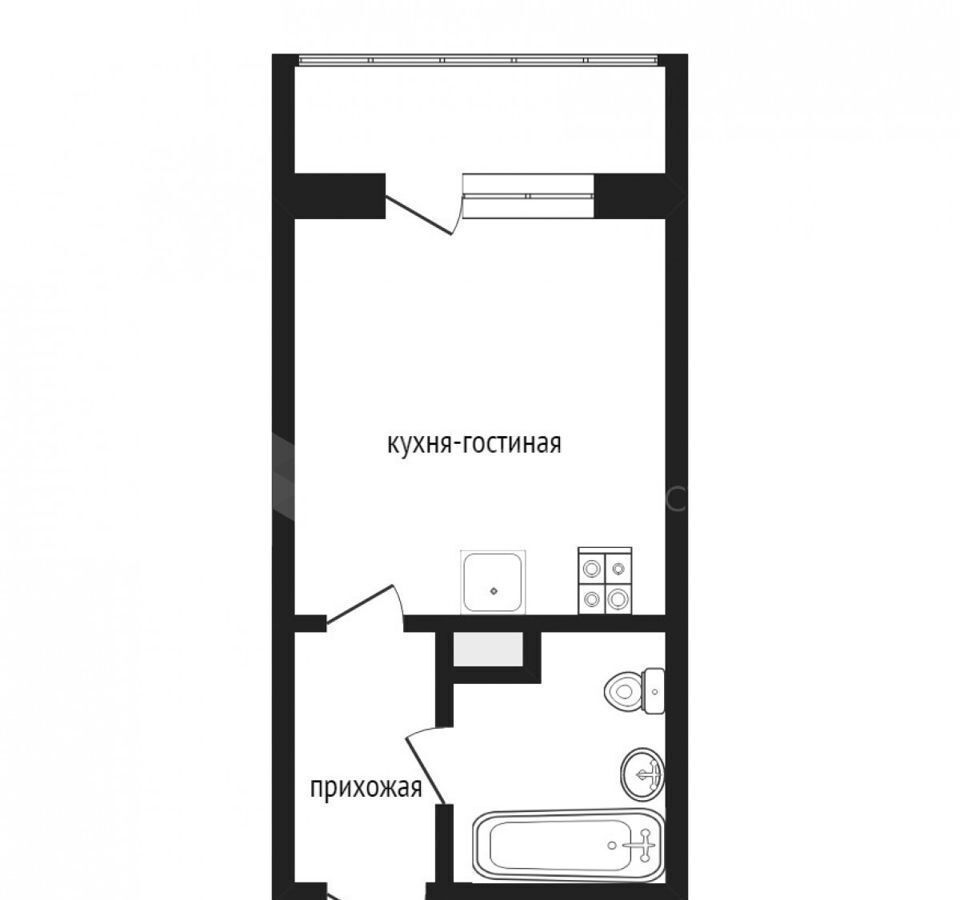 квартира г Тюмень р-н Калининский ул Новоселов 111 ЖК «Москва» Калининский административный округ фото 23