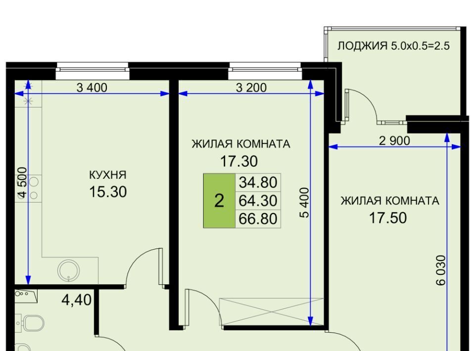 квартира р-н Динской п Южный ул Екатерининская 5к/1 Южно-Кубанское с/пос фото 1