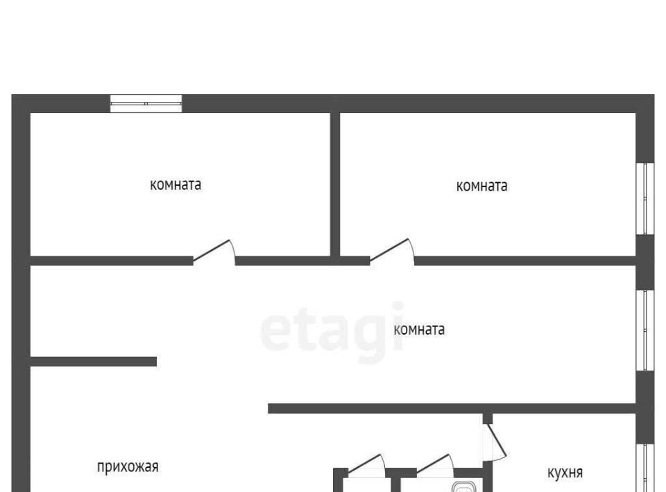 квартира р-н Киришский г Кириши пр-кт Ленина 17а фото 13