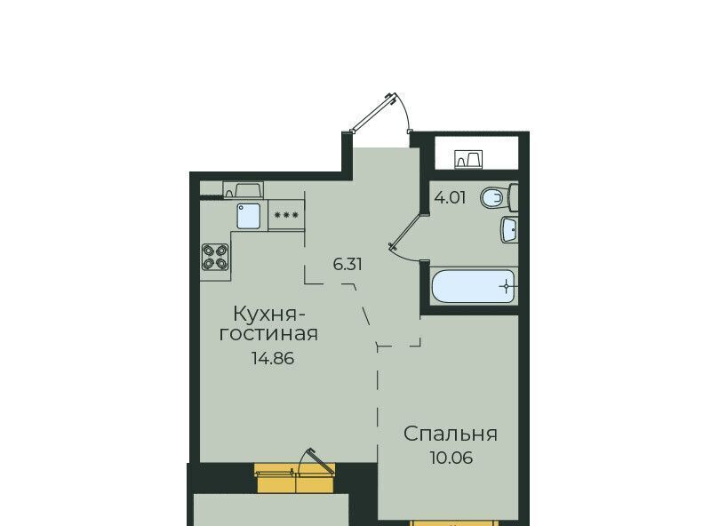 квартира г Иркутск р-н Октябрьский ул Пискунова 134 фото 1