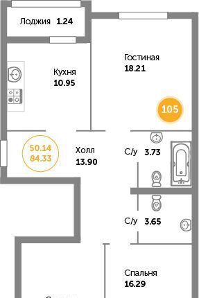 квартира р-н Зеленоградский г Зеленоградск ул Автомобилистов 7 фото 1