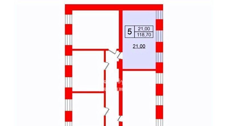 комната г Санкт-Петербург метро Обводный Канал 1 наб Обводного канала 66 фото 2