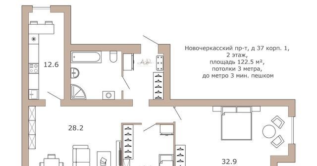 метро Новочеркасская пр-кт Новочеркасский 37к/1 фото