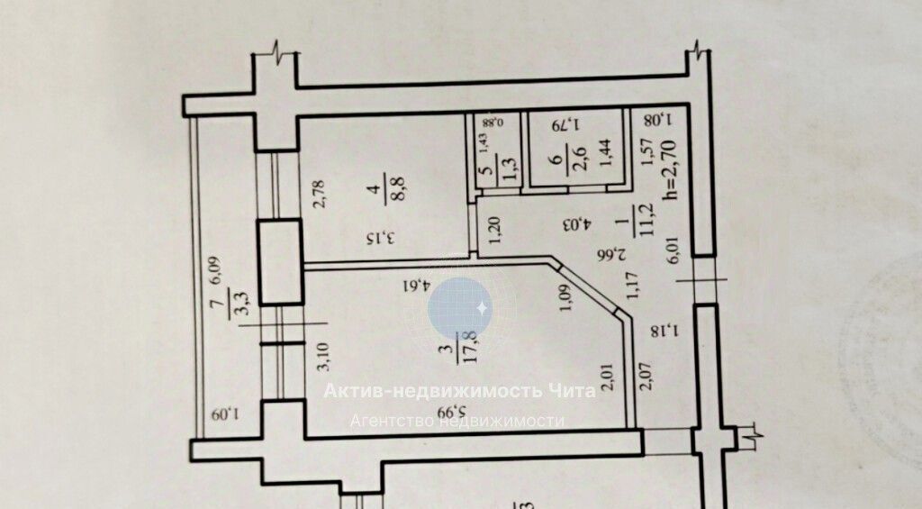 квартира г Чита р-н Железнодорожный ул 1-я Краснодонская 131 фото 1