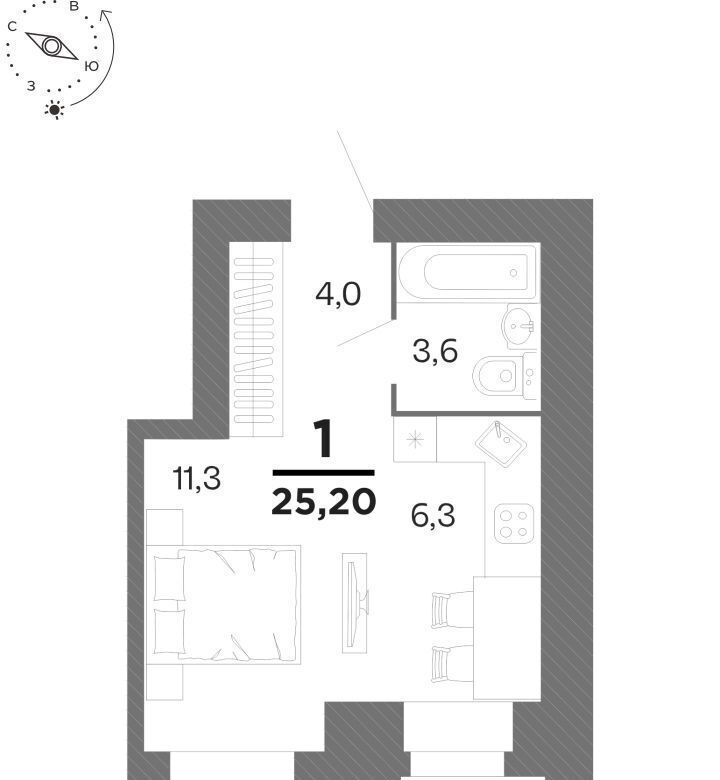 квартира г Рязань р-н Московский ул Интернациональная 2 фото 1