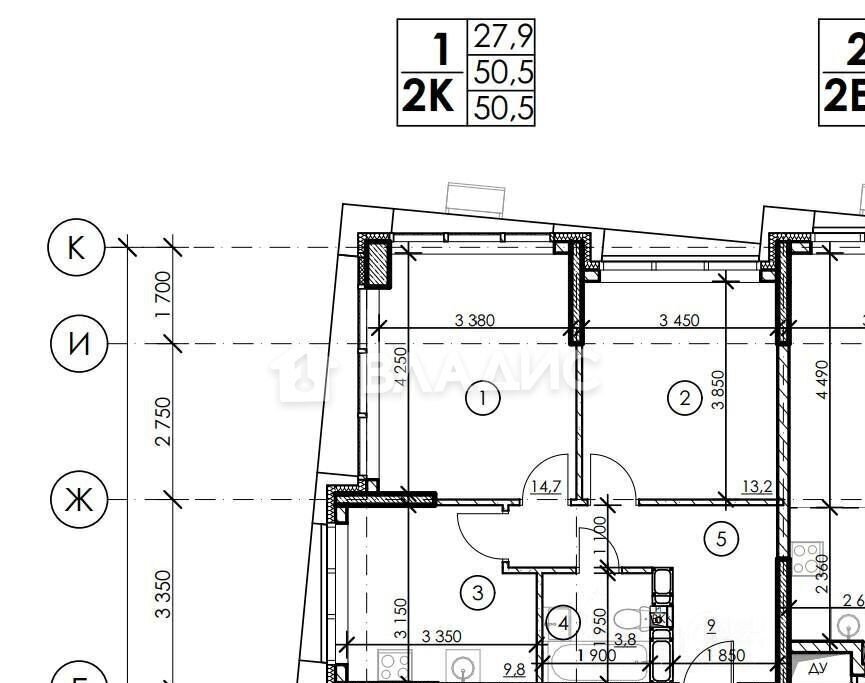 квартира г Москва метро Коптево ул Михалковская 50 фото 10