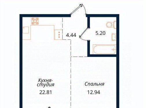 квартира г Иркутск р-н Октябрьский ул Юрия Левитанского 12 фото 2