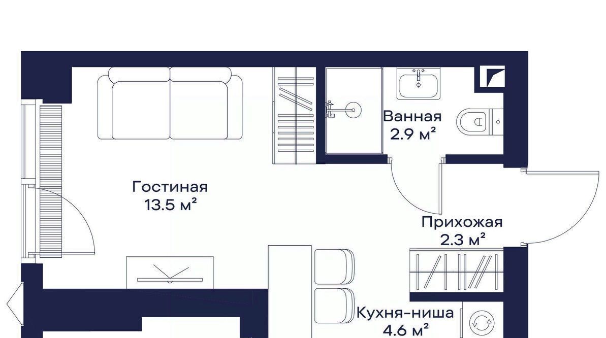 квартира г Москва метро Хорошёвская Джойс жилой комплекс фото 1