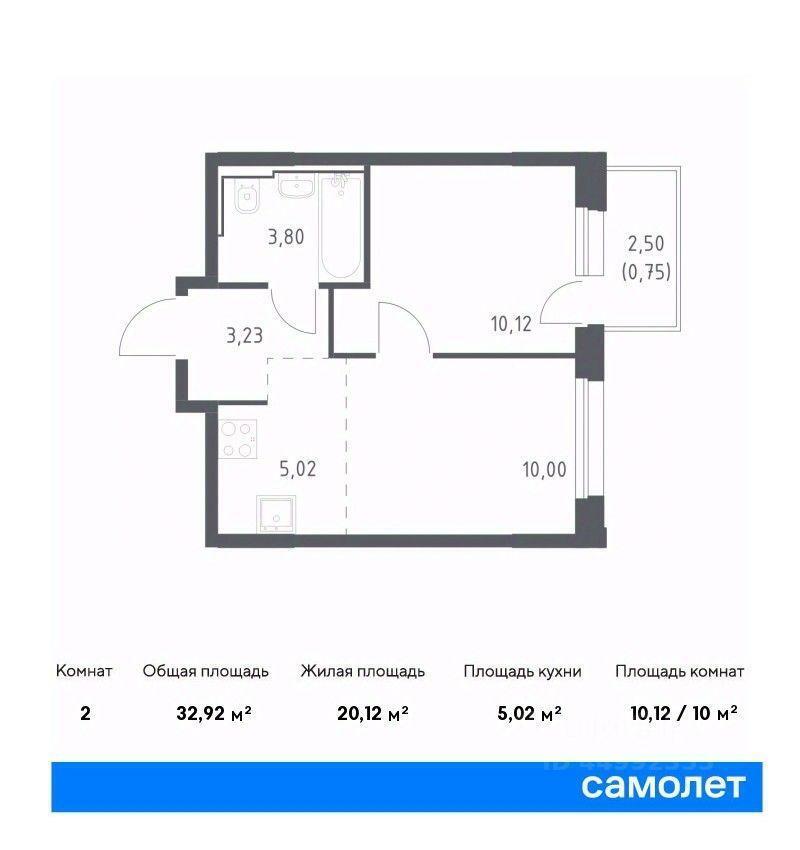 квартира г Москва ЮАО тер МКАД 26-й километр, Московская область фото 1