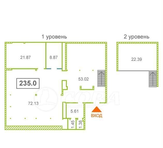 офис г Тюмень р-н Калининский ул Ставропольская 1/3 фото 2